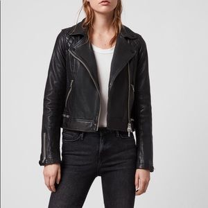 All Saints Conroy Leather Biker Jacket